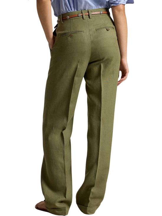 26FW 랄프 로렌 수트 팬츠 211B24437 001 GREEN - RALPH LAUREN