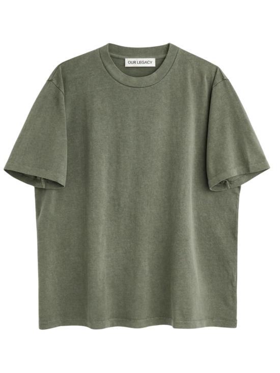26FW 아워레가시 박스 티셔츠 원 레거시 저지 M2266BW WORNOLIVELEGACY GREEN