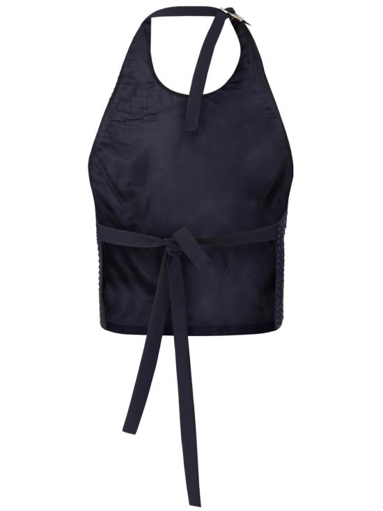 26FW 핑코 민소매 티셔츠 107668 A3M0G56 NAVY - PINKO