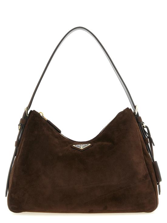 26FW 프라다 가죽 토트백 1BC301VLVO2C4SF0003 Brown