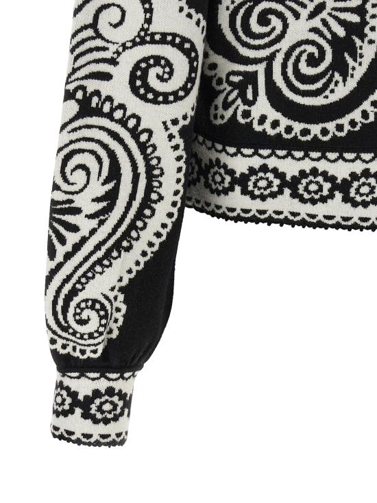 26FW 팜 리오 가디건 36127426004 White Black - FARM RIO