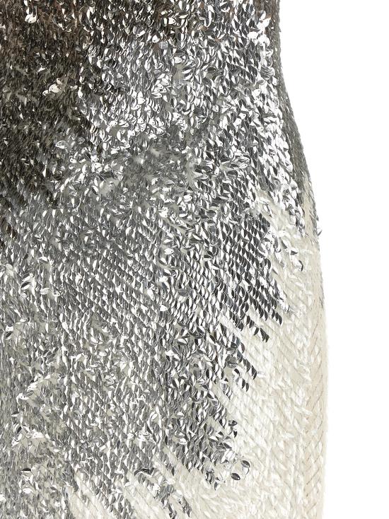 26FW 엘리자베타프랜치 미디 원피스 AB02067E2360 Silver - ELISABETTA FRANCHI