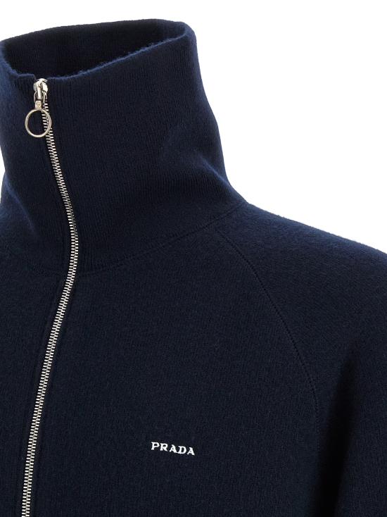 26FW 프라다 가디건 UMF398SOOO6242F0008 Blue - PRADA