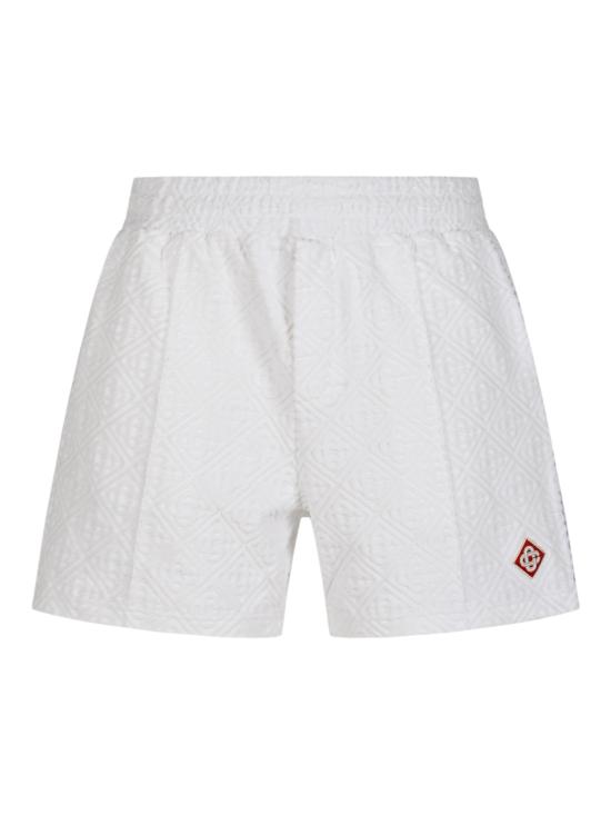 26FW 카사블랑카 숏팬츠 MPF26JTR11303 White - CASABLANCA