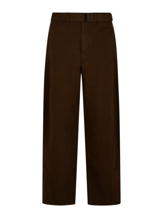 26FW 르메르 트위스트 벨티드 팬츠 PA326 LD1077BR512 RISTRETTO - LEMAIRE