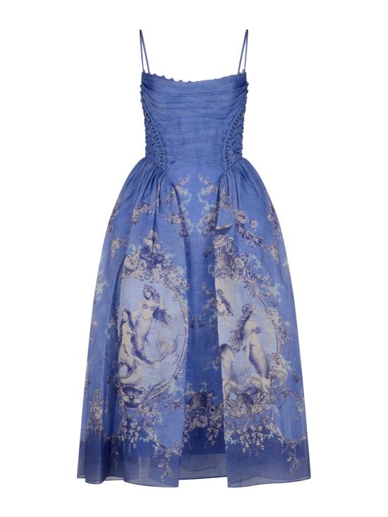 26SS 짐머만 미디 원피스 6347DC261 BLME Blue Mermaid
