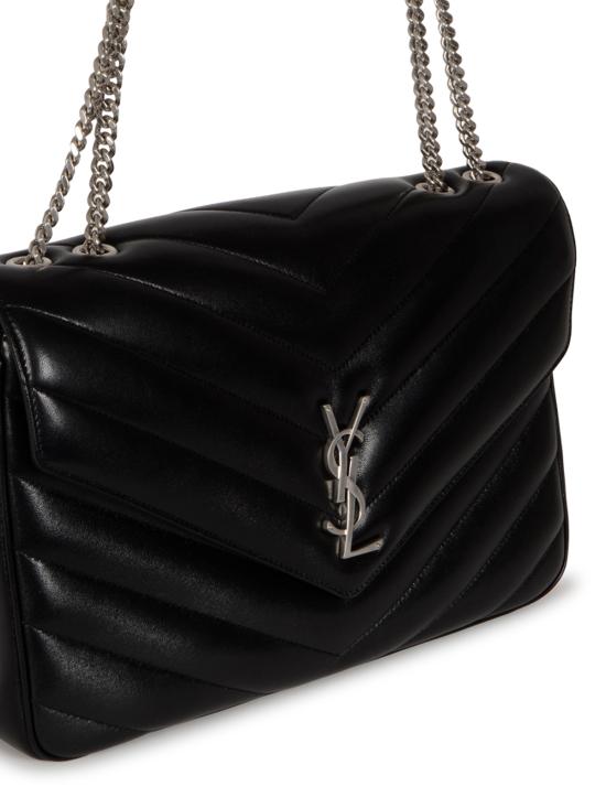 26FW 생로랑 루루 라지 마테라쎄 램스킨 숄더백 803541 AAE4Y1000 NERO - SAINT LAURENT