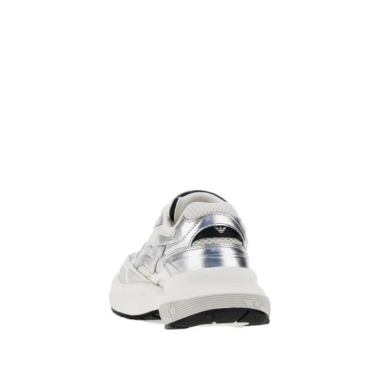26FW 엠포리오 아르마니 스니커즈 EW003056AF27429 White - EMPORIO ARMANI