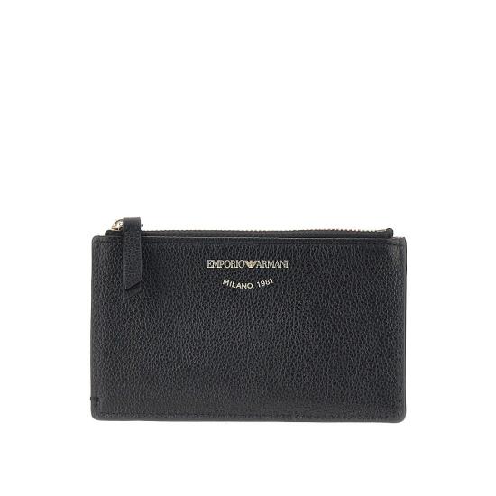 26FW 엠포리오 아르마니 지갑 EW003035AF19568 Black