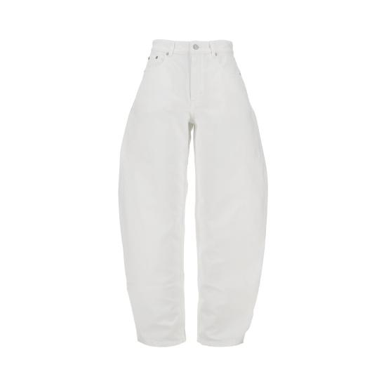 26FW 알라이아 데님 AA9P1406D027D White