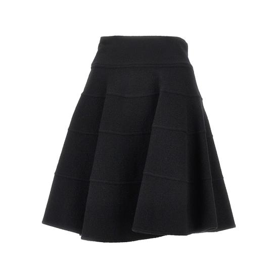 26FW 엠포리오 아르마니 미디 스커트 EW004139AF24287 Black
