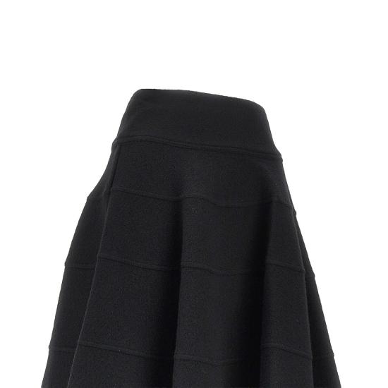 26FW 엠포리오 아르마니 미디 스커트 EW004139AF24287 Black - EMPORIO ARMANI