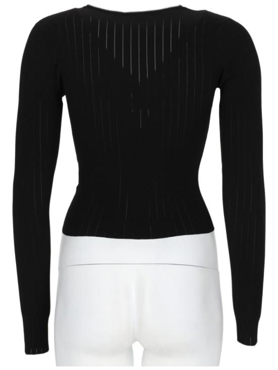 26FW 알렉산더 왕 니트웨어 1KC3263062 001 Black - ALEXANDER WANG