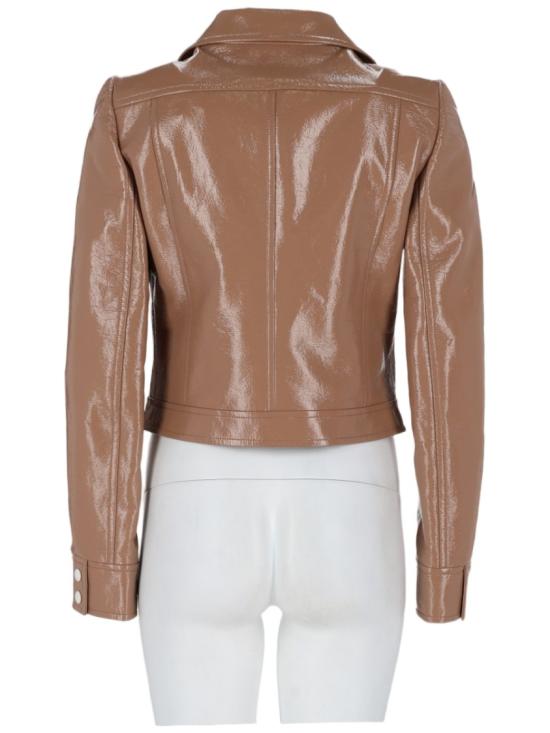 26FW 쿠레쥬 가죽 자켓 223CBL005 VY00141091 Brown - COURREGES