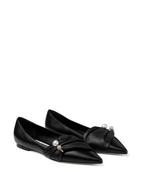 26FW 지미추 플랫 슈즈 RAFI BALLERINA NTB Black - JIMMY CHOO