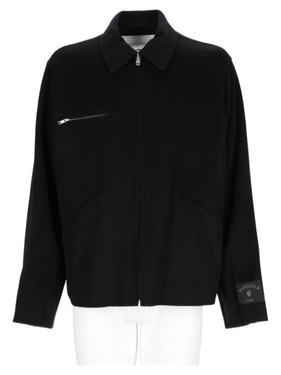 26FW MM6 메종마르지엘라 봄버 자켓 SH0AM0099 M35761900 Black