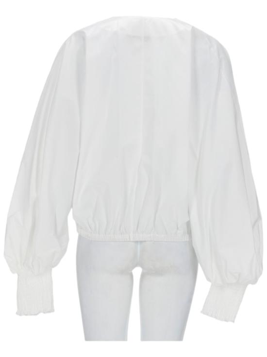 26FW 발망 탑 HF1HR155CG72 0FB White - BALMAIN