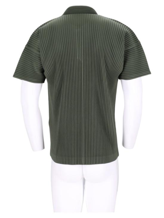  옴므 플리세 이세이 미야케 폴로 티셔츠 HP66JM132 69 Green - HOMME PLISSE' ISSEY MIYAKE