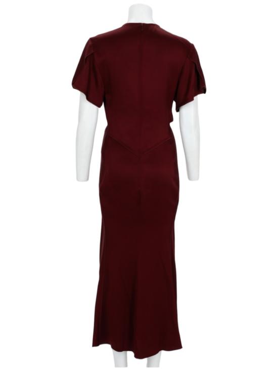 26FW 빅토리아 베컴 원피스 1226WDR005195D BURGUNDY Black - VICTORIA BECKHAM