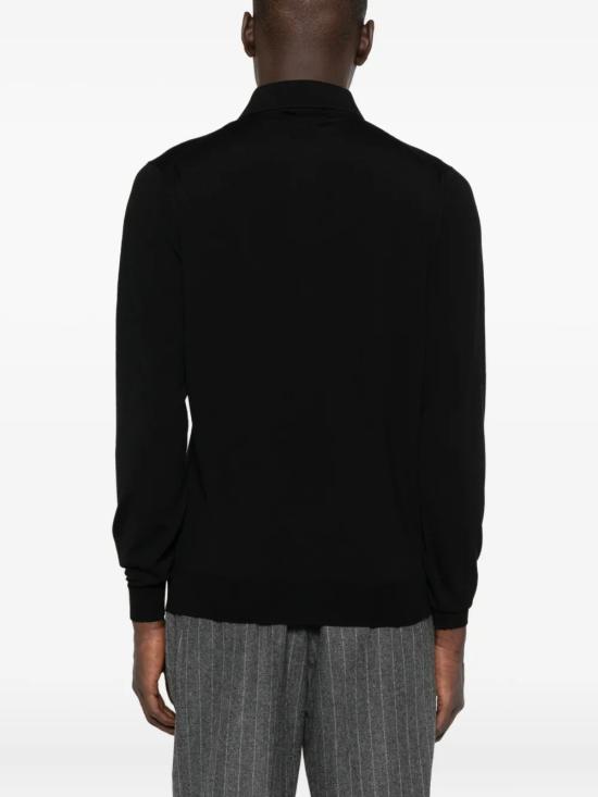 26FW 라르디니 폴로 티셔츠 CNLPML62CN64021 999 Nero - LARDINI