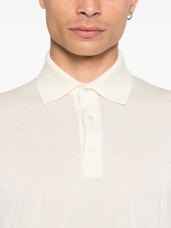 26FW 라르디니 폴로 티셔츠 CNLPML62CN64021 120 Bianco - LARDINI