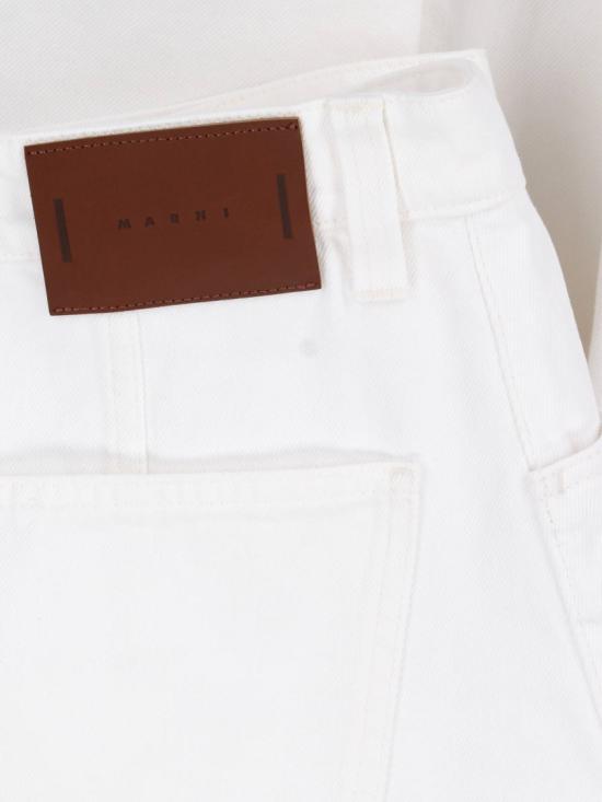 26FW 마르니 데님 GOJD0871A0 USCZ4200W03 White - MARNI