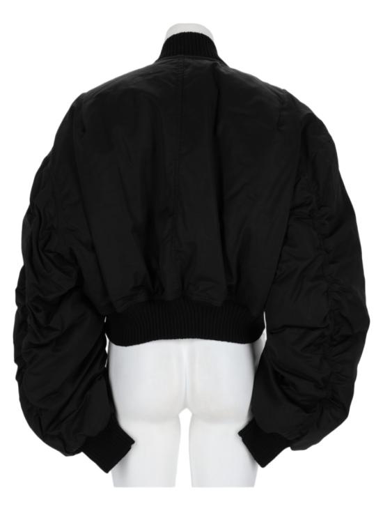 26FW 릭 오웬스 세키아 크롭드 플라이트 보머 자켓 세키아 크롭드 플라이트 보머 자켓 RP02F5702 MUD209 Black - RICK OWENS