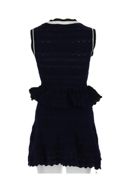 26FW 셀프 포트레이트 원피스 PF26 075S N NAVY Black - SELF PORTRAIT