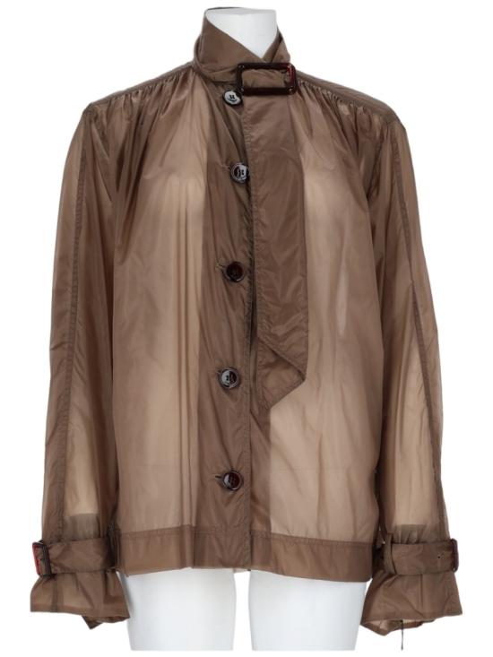  생로랑 라발리에르 나일론 블라우스 라발리에르 나일론 블라우스 871230 Y8J322055 Brown