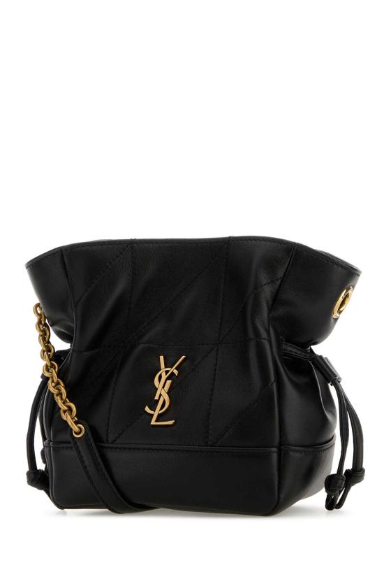 26FW 생로랑 램스킨 제이미 미니 숄더 파우치 859174AAB32 1000 BLACK - SAINT LAURENT
