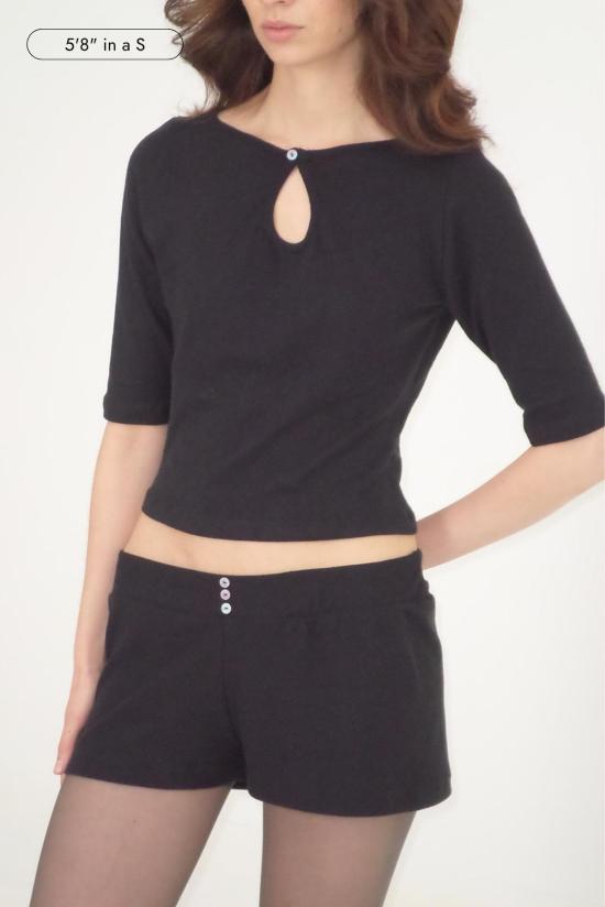 Mpaz Studio 숏팬츠 Elena 쓰리버튼 미니 쇼츠 - OTHER BRANDS