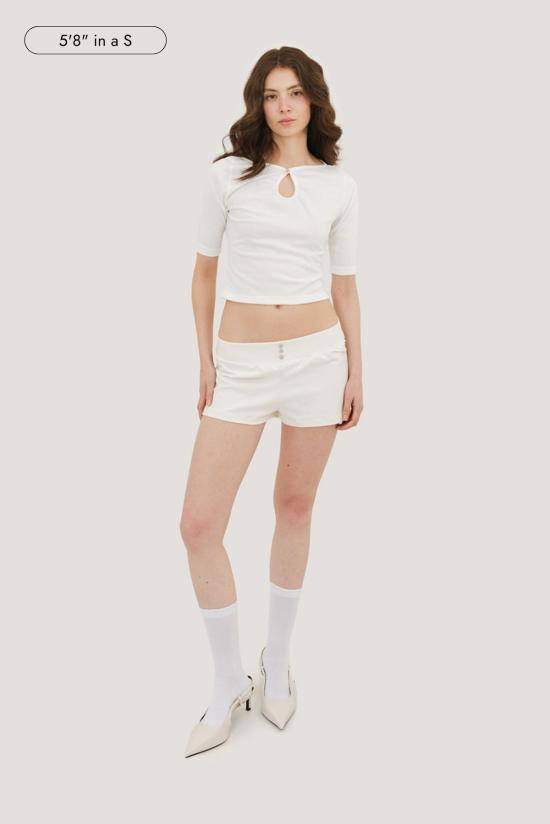  Mpaz Studio 숏팬츠 Elena 쓰리버튼 미니 쇼츠 - OTHER BRANDS