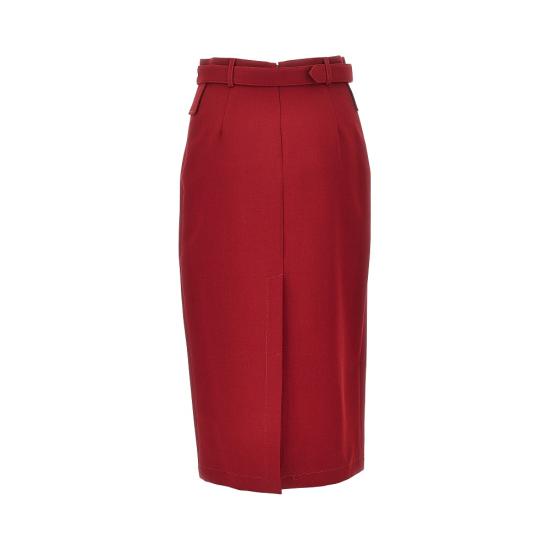 26FW 핑코 미디 스커트 107295A3DA Red - PINKO