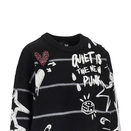 26FW 핑코 니트웨어 107502A2PK Black - PINKO