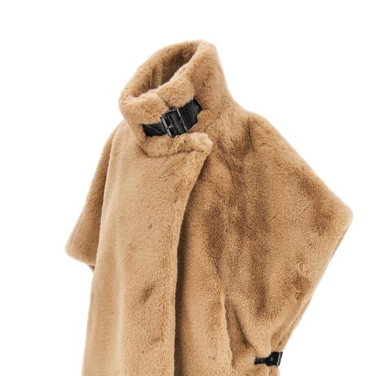 26FW 핑코 무스탕 107043A3E7 Beige - PINKO