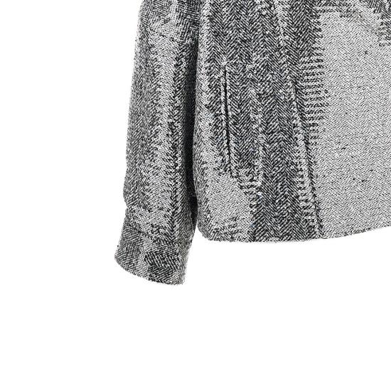 26FW 핑코 가죽 자켓 107145A3FE Grey - PINKO