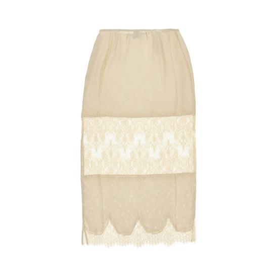 26FW 핑코 미디 스커트 107148A3FC Beige - PINKO