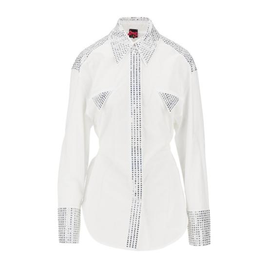 26FW 핑코 셔츠 107593A3L0 White