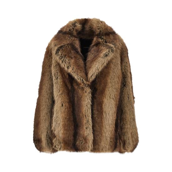 26FW 핑코 무스탕 107046A3C6 Brown