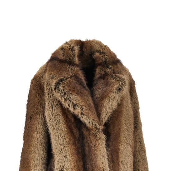 26FW 핑코 무스탕 107046A3C6 Brown - PINKO