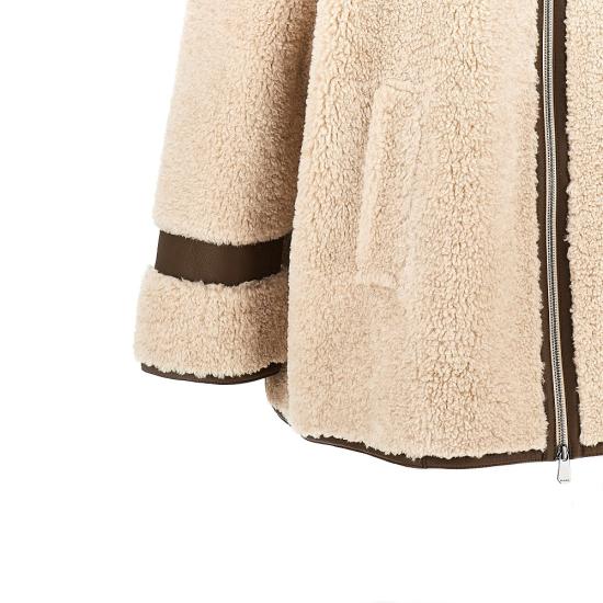 26FW 핑코 무스탕 107165A3FJ White - PINKO