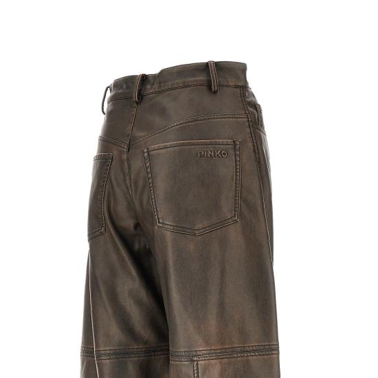 26FW 핑코 숏팬츠 107077A3E8 Brown - PINKO