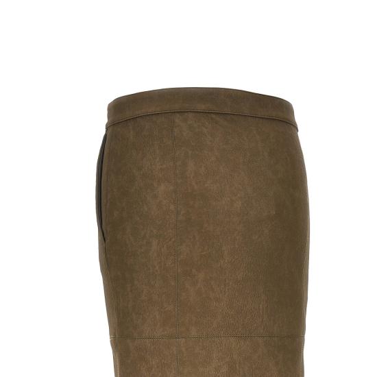 26FW 핑코 미디 스커트 107806A3MD Khaki - PINKO