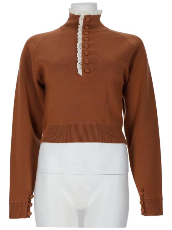 26FW 끌로에 니트웨어 26AMP01600 246 Brown