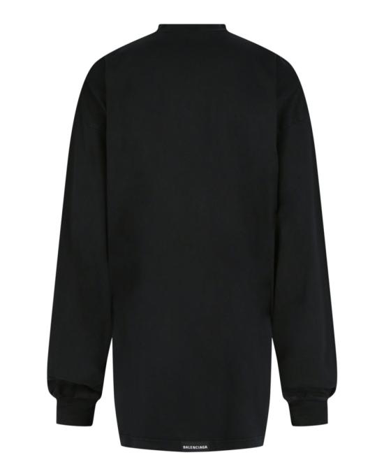  발렌시아가 긴팔 티셔츠 693949 TMVC1 1055 00974 2 Black - BALENCIAGA