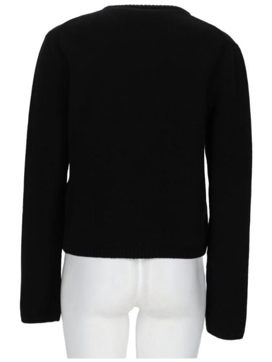  몽클레어 울 캐시미어 스웨터 9C00004 M4281999 Black - MONCLER