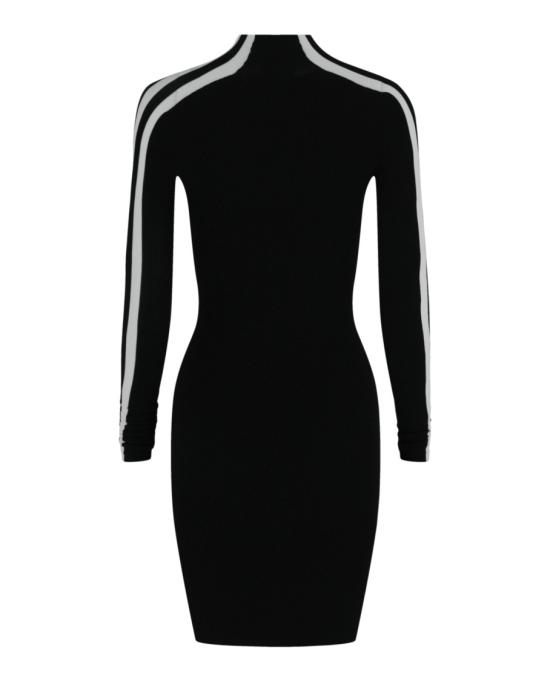  발렌시아가 미디 원피스 725429 T6211 1070 00008 M Black - BALENCIAGA