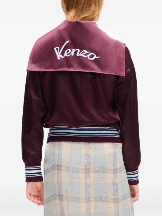 26FW 겐조 봄버 자켓 FG62BL2579GZ 85 Burgundy - KENZO