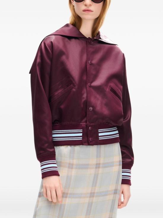 26FW 겐조 봄버 자켓 FG62BL2579GZ 85 Burgundy - KENZO