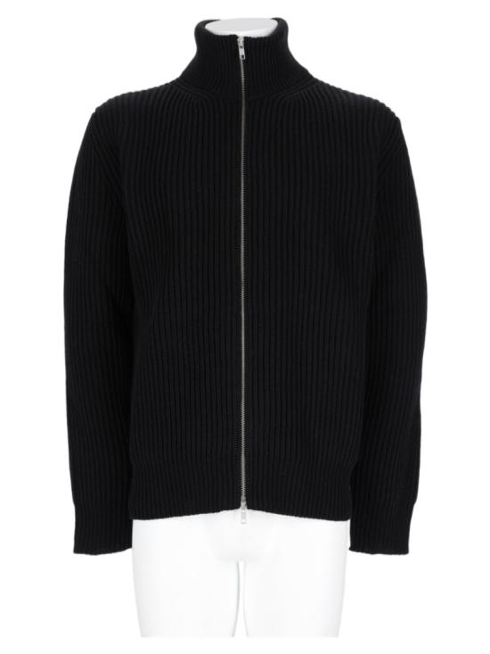 26FW MM6 메종마르지엘라 집업 니트 SH0AM0095 M13286900 Black